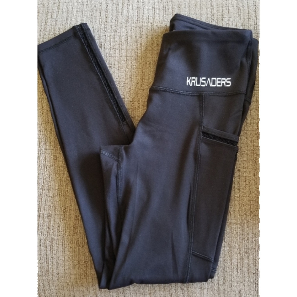 NWOT Krusaders Black Leggings